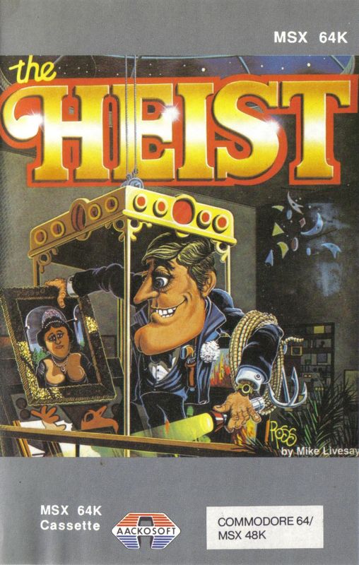 The Heist box art for MSX